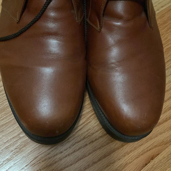 Leon Mexico handcrafted Chukka boots men’s 11 burnished brown Leather soft - Picture 5 of 11